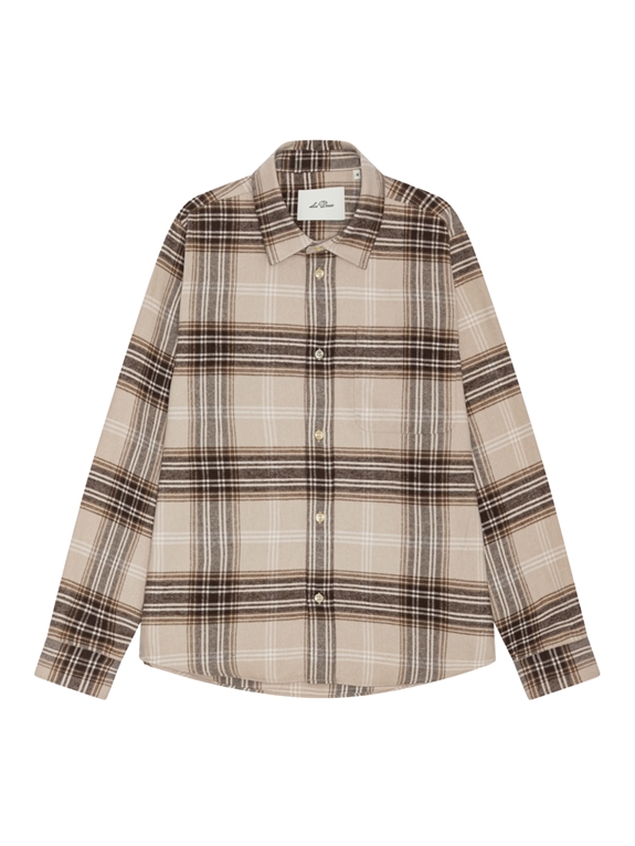 Les Deux Check overshirt - Light Sand